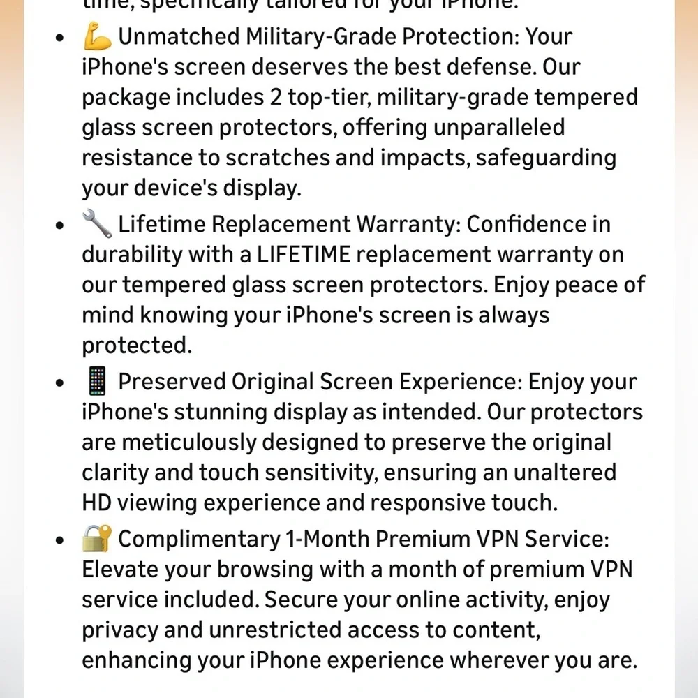 Magic Glass Screen Protector for iPhone 15 pro 6.1” - Clear
